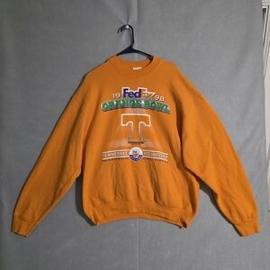 VTG Pro Player 1998 Fedex Orange Bowl Tennessee Vols Crewneck Sweater Size XL